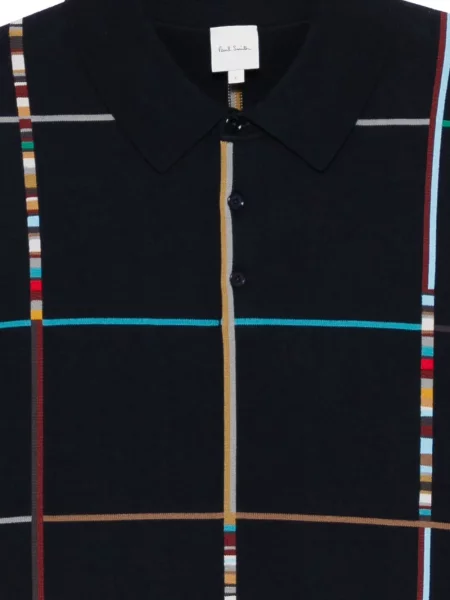 Polo Paul Smith în carouri albastru