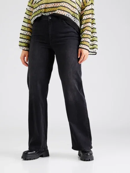 ONLY Carmakoma Jeans CARWILLY' negru