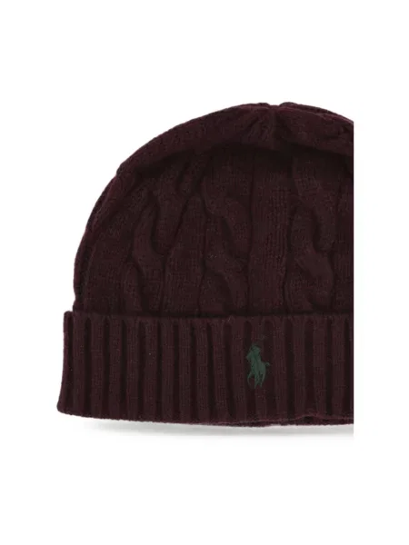 Czapka Polo Ralph Lauren z kaszmiru czerwona