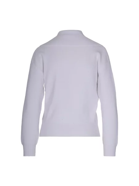 Sweter z golfem Liu Jo biały