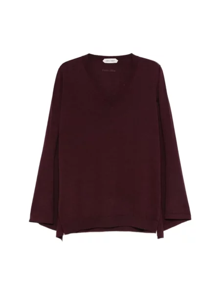 Sweter Alberta Ferretti brązowy