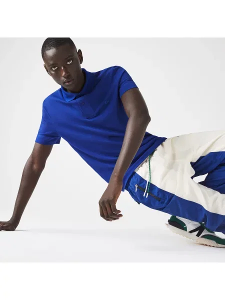 Поло Lacoste синее