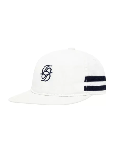 Drôle de Monsieur czapka z daszkiem La Casquette D Miroir z aplikacją biały