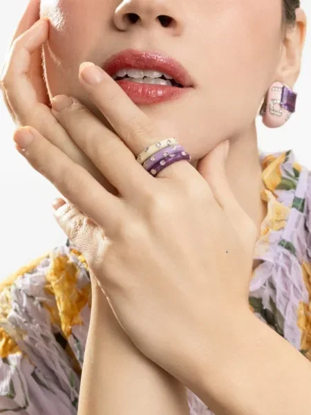 Inel Andreoli violet