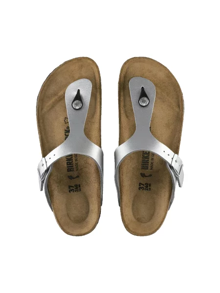 Papucsok BIRKENSTOCK Gizeh Birko-Flor Narrow Gizeh Birko-Flor Narrow szürke