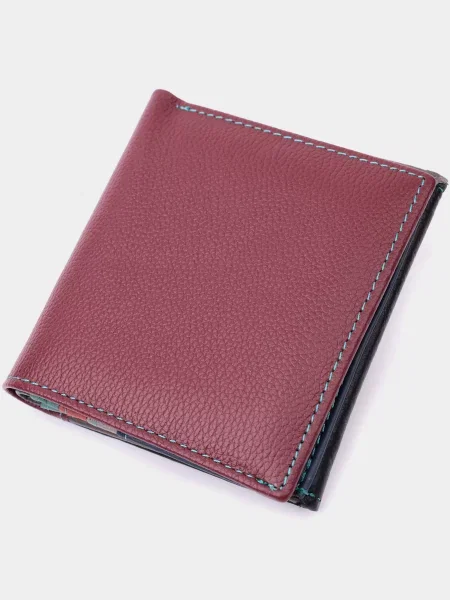 Кожаный кошелек St Leather Accessories черный