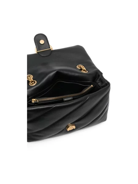 Torebka Pinko zamszowa czarna