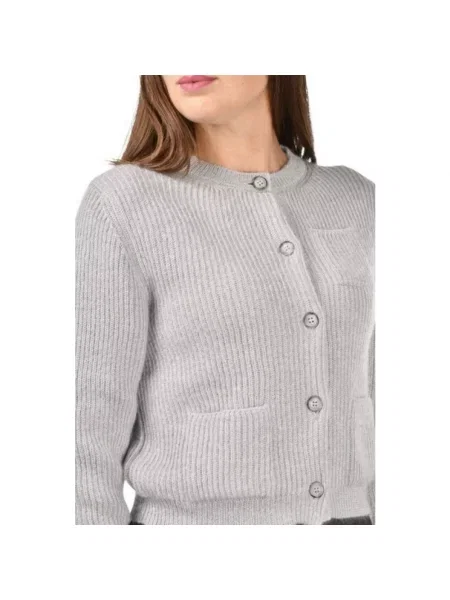 Sweter La Fileria szary