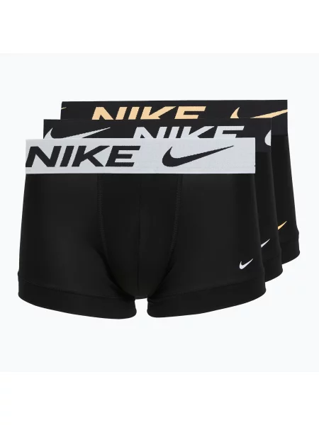 Bokserki Nike Trunk Logo czarny czysty 3 sztuki S biały