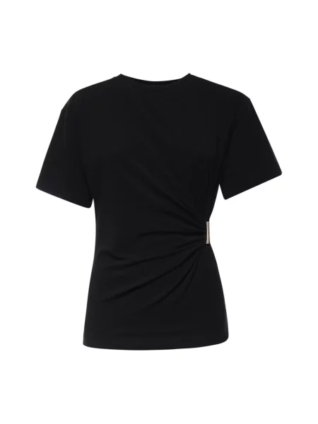 PINKO Koszulki Kobieta M Mary Cotton Jersey T-Shirt czarny