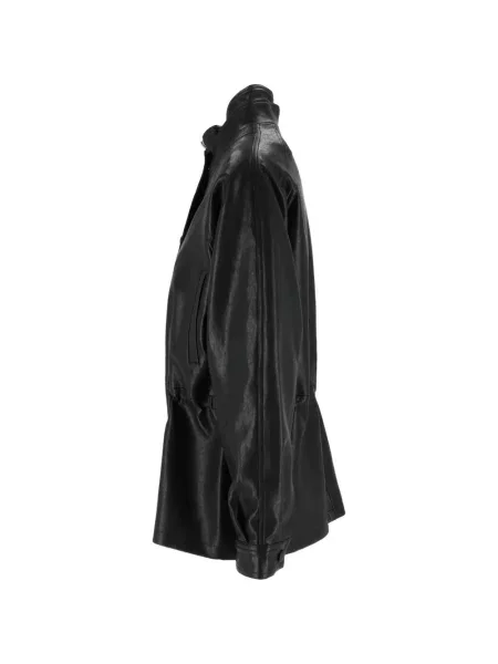 Geacă Eleh cu două rânduri de nasturi negru