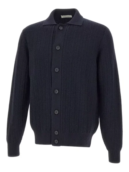 Вълнена жилетка Filippo De Laurentiis синьо