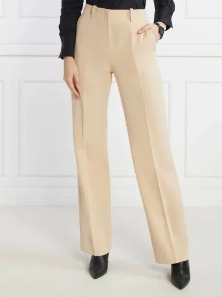 HUGO Pantaloni Hulana | Straight fit bej