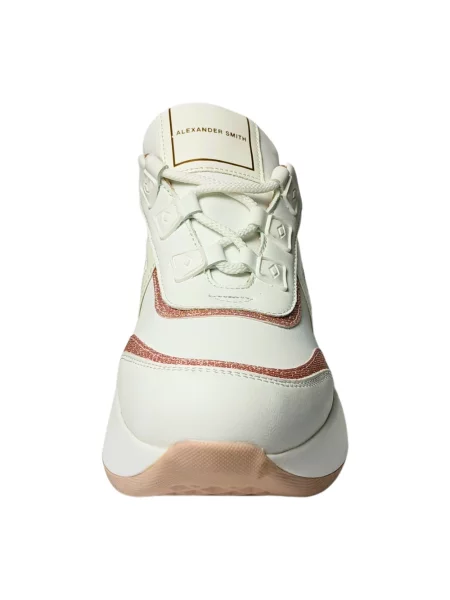 Sneakersy Alexander Smith skórzane białe
