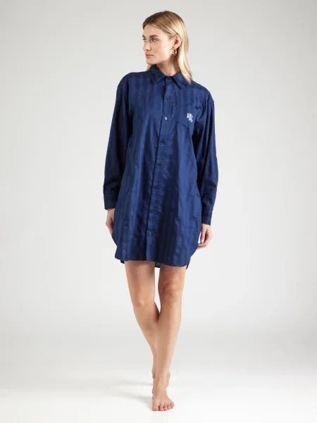 Lauren Ralph Lauren Spalna srajca temno modra