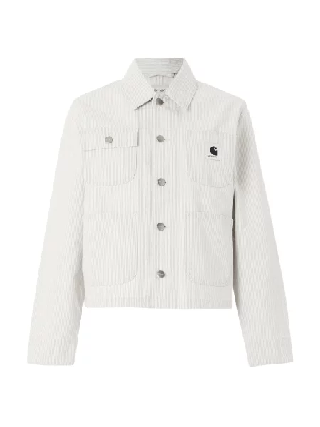 Carhartt WIP Geacă de primăvară-toamnă Mercer Chore gri / murdar alb