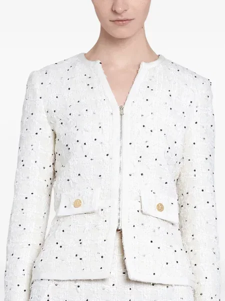 Geacă Giambattista Valli cu buline alb