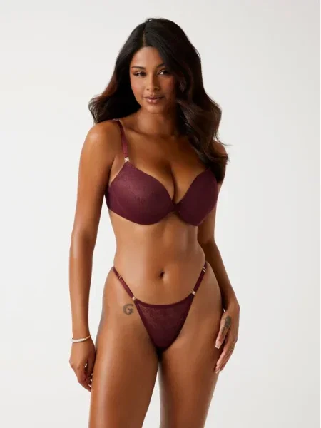 Сутиен Guess NORA винено червено