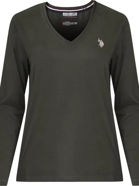 Поло тениска U.s. Polo Assn. с дълъг ръкав