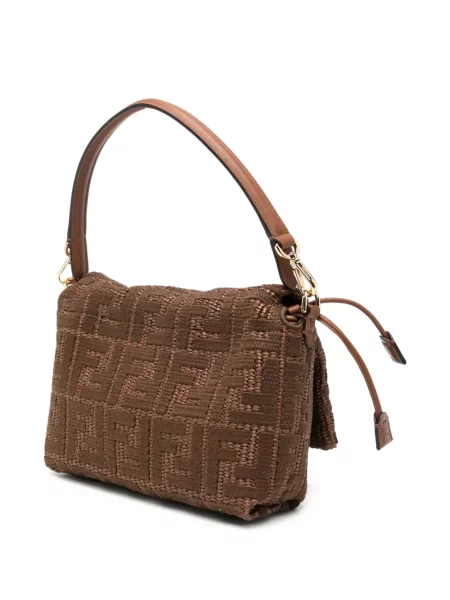 Geantă tip baghetă Fendi maro