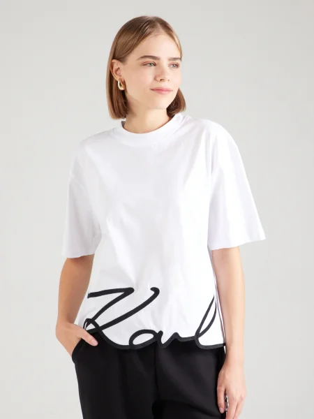 Karl Lagerfeld Póló fekete fehér