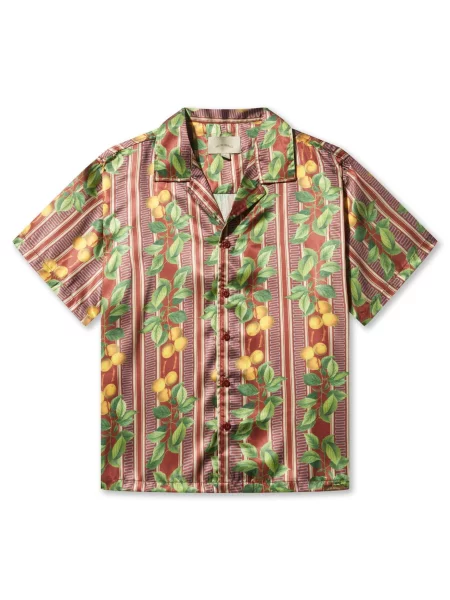 Pas De Monaco Košile kaštanově / mix barev hnědá