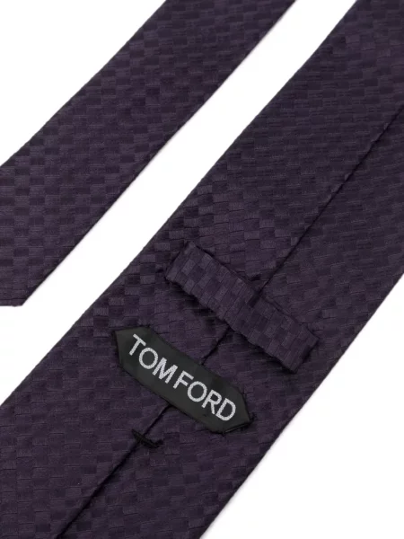 Cravată Tom Ford din satin violet