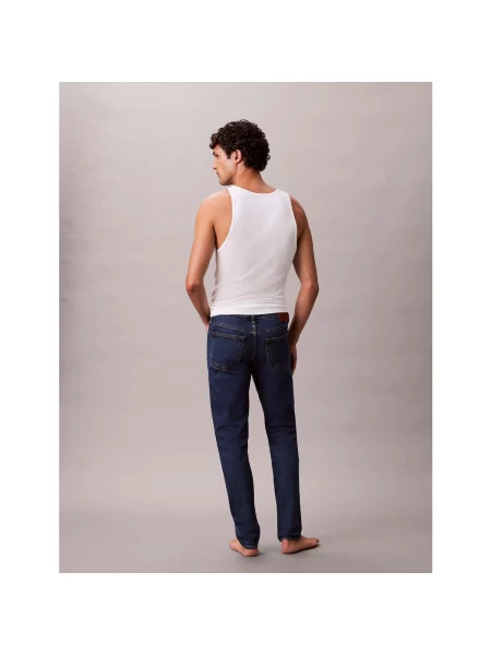 Blugi Calvin Klein Jeans albastru