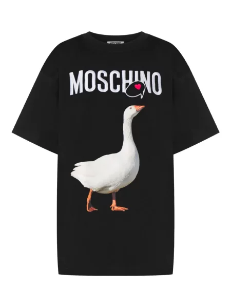 Tricou Moschino cu imagine negru