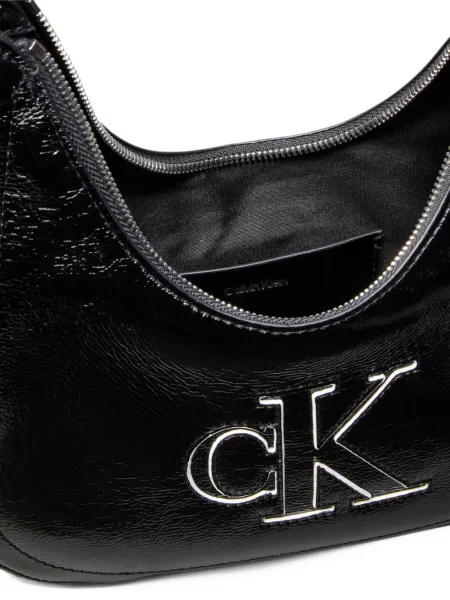 Geantă Calvin Klein cu autograf negru