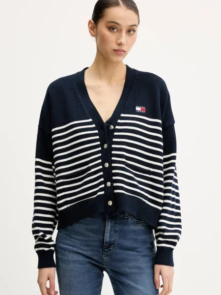 Tommy Jeans Кардиган тъмносин