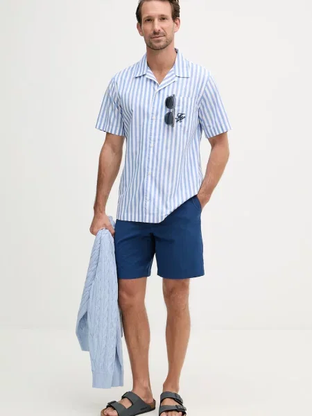 TOMMY HILFIGER Cămașă deschis / alb albastru