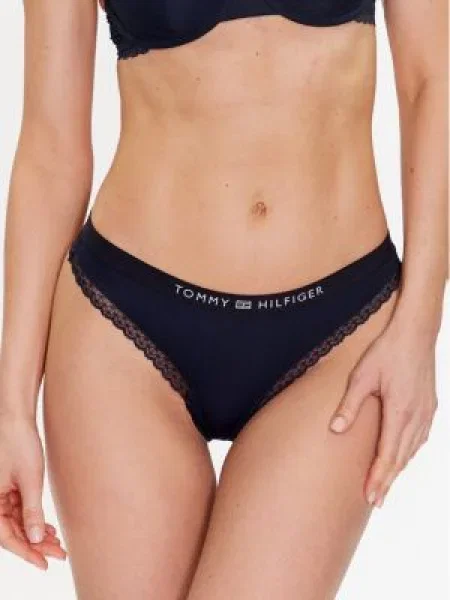 Сутиен Tommy Hilfiger с изчистен дизайн тъмносиньо