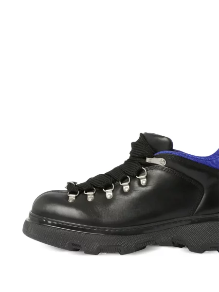 Cizme scurte Burberry din piele negru