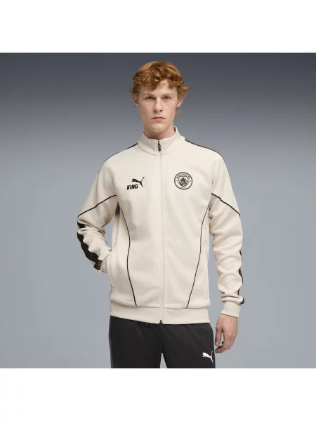 PUMA kurtka Manchester City KING Anthem Odzież S biały