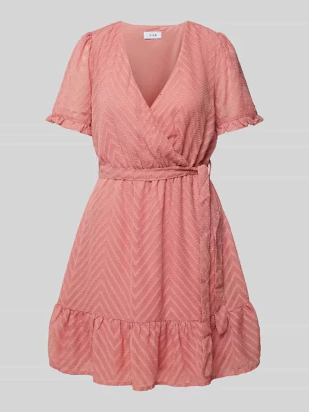 Sukienka mini z dekoltem w serek model ‘MICHELLE’ Vila