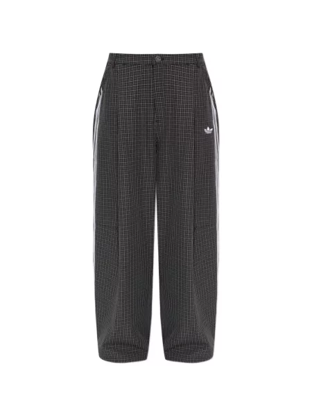 Μακρύς ριγέ τρέξιμο πουλόβερ Adidas μπλε