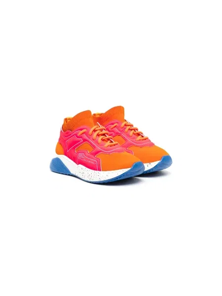 Sneakersy dziecięce Stella Mccartney pomarańczowe