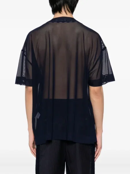 Tricou Sonia Carrasco transparente albastru