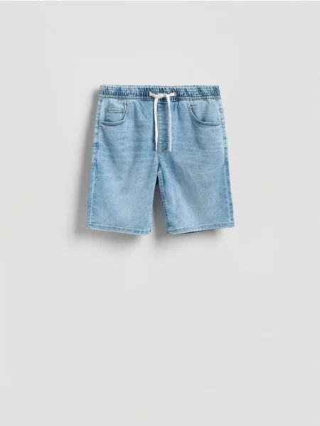 Reserved Pantaloni scurți jogger din denim albastru