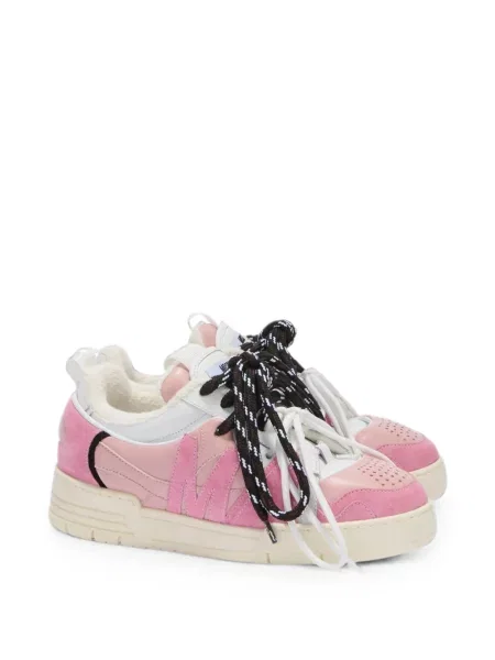 Sneakerși Moschino cu autograf roz