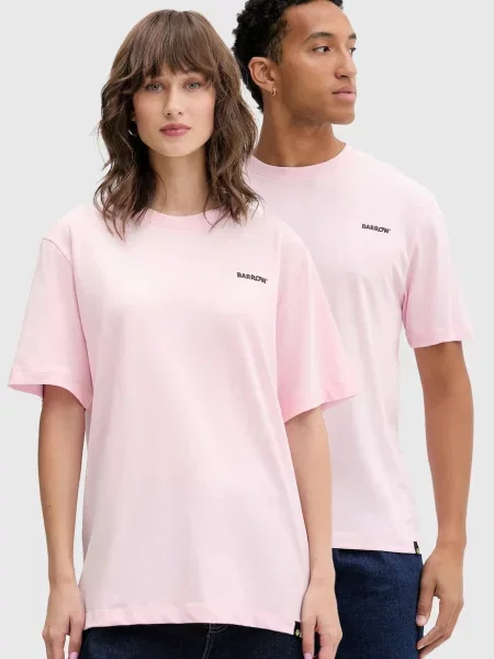 Barrow póló nyomott mintás rózsaszín