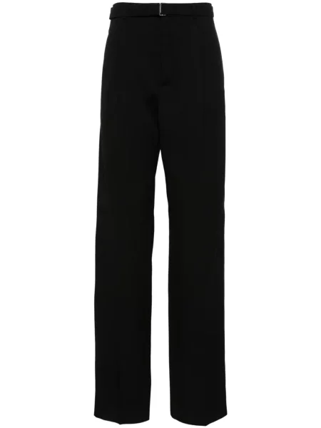 Pantaloni Lanvin de lână plisate negru