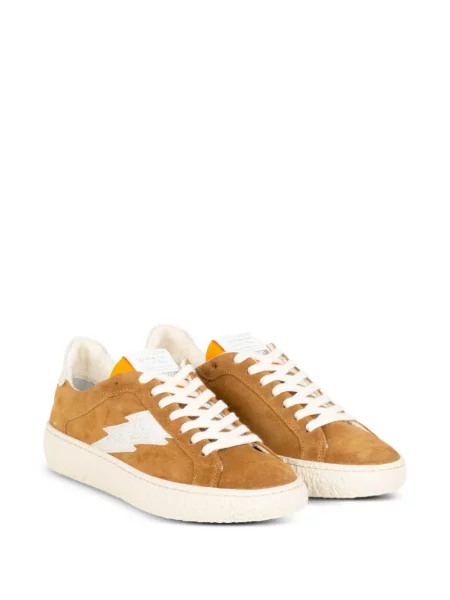 Sneakerși Stokton din piele de căprioară maro