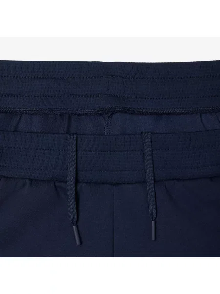 Lacoste Dres Tennis X Novak Djokovic Z Zamkiem Z Nadrukiem Regular Fit granatowy