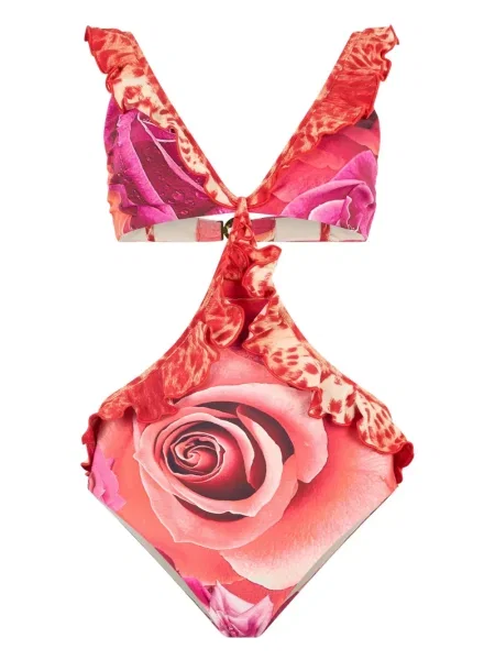 Costum de baie Roberto Cavalli roz