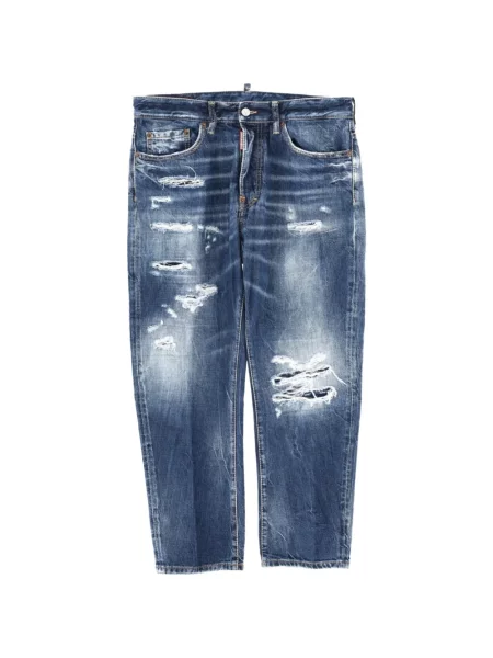 Blugi Dsquared2 zdrențuiți albastru