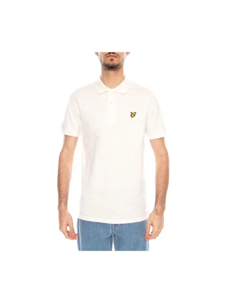 Koszulka polo Lyle & Scott biała
