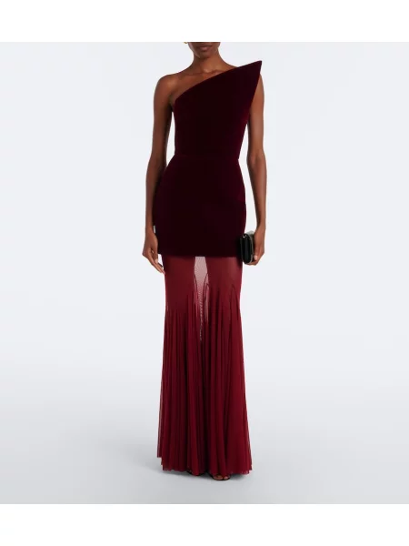 Rochie David Koma de catifea