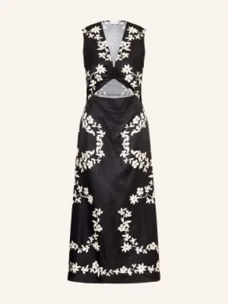 Claudie Pierlot Sukienka Z Wycięciem schwarz czarna